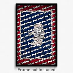 Shoshoni Wyoming Poster (WY City Souvenir 11x17 Town Print)