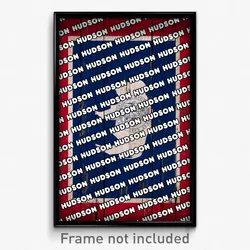 Hudson Wyoming Poster (WY City Souvenir 11x17 Town Print)