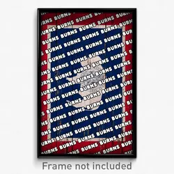 Burns Wyoming Poster (WY City Souvenir 11x17 Town Print)