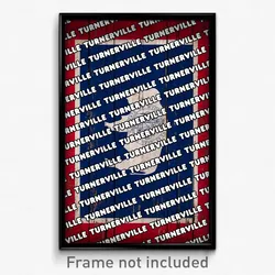 Turnerville Wyoming Poster (WY City Souvenir 11x17 Town Print)
