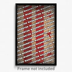 Washington District of Columbia Poster (DC City Souvenir 11x17 Town Print)