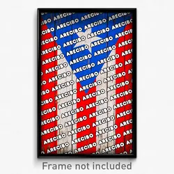 Arecibo Puerto Rico Poster (PR City Souvenir 11x17 Town Print)