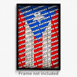 Guaynabo Puerto Rico Poster (PR City Souvenir 11x17 Town Print)