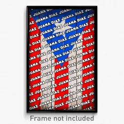 Juana Diaz Puerto Rico Poster (PR City Souvenir 11x17 Town Print)