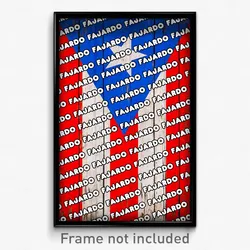Fajardo Puerto Rico Poster (PR City Souvenir 11x17 Town Print)