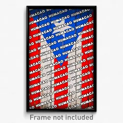 Humacao Puerto Rico Poster (PR City Souvenir 11x17 Town Print)