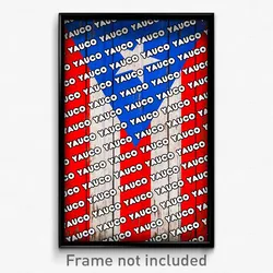 Yauco Puerto Rico Poster (PR City Souvenir 11x17 Town Print)