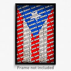 San Isidro Puerto Rico Poster (PR City Souvenir 11x17 Town Print)