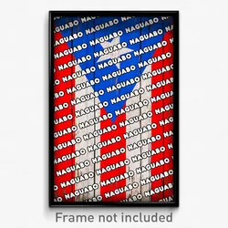 Naguabo Puerto Rico Poster (PR City Souvenir 11x17 Town Print)