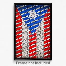 Brenas Puerto Rico Poster (PR City Souvenir 11x17 Town Print)