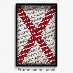 Collinsville Alabama Poster (AL City Souvenir 11x17 Town Print)
