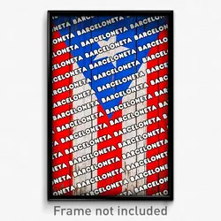 Barceloneta Puerto Rico Poster (PR City Souvenir 11x17 Town Print)
