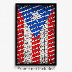 Naranjito Puerto Rico Poster (PR City Souvenir 11x17 Town Print)