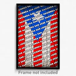 Hacienda San Jose Puerto Rico Poster (PR City Souvenir 11x17 Town Print)
