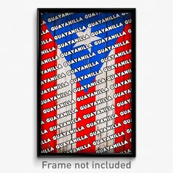 Guayanilla Puerto Rico Poster (PR City Souvenir 11x17 Town Print)