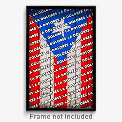 La Dolores Puerto Rico Poster (PR City Souvenir 11x17 Town Print)