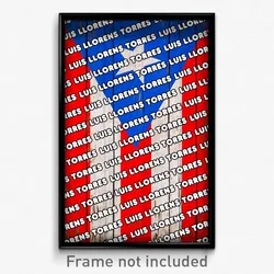 Luis Llorens Torres Puerto Rico Poster (PR City Souvenir 11x17 Town Print)