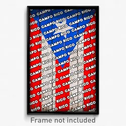 Campo Rico Puerto Rico Poster (PR City Souvenir 11x17 Town Print)