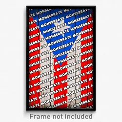 Monserrate Puerto Rico Poster (PR City Souvenir 11x17 Town Print)
