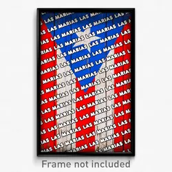 Las Marias Puerto Rico Poster (PR City Souvenir 11x17 Town Print)