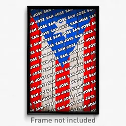San Jose Puerto Rico Poster (PR City Souvenir 11x17 Town Print)