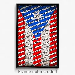 Liborio Negron Torres Puerto Rico Poster (PR City Souvenir 11x17 Town Print)