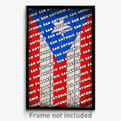San Antonio Puerto Rico Poster (PR City Souvenir 11x17 Town Print)