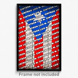 Luis M. Cintron Puerto Rico Poster (PR City Souvenir 11x17 Town Print)