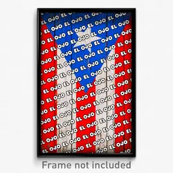El Ojo Puerto Rico Poster (PR City Souvenir 11x17 Town Print)