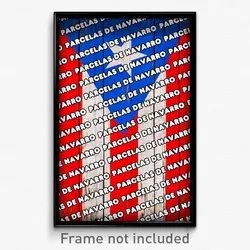 Parcelas de Navarro Puerto Rico Poster (PR City Souvenir 11x17 Town Print)