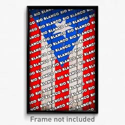 Rio Blanco Puerto Rico Poster (PR City Souvenir 11x17 Town Print)
