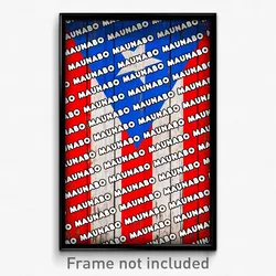 Maunabo Puerto Rico Poster (PR City Souvenir 11x17 Town Print)