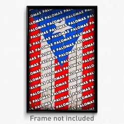 Palomas Puerto Rico Poster (PR City Souvenir 11x17 Town Print)