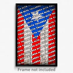 Tallaboa Alta Puerto Rico Poster (PR City Souvenir 11x17 Town Print)