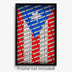 Indios Puerto Rico Poster (PR City Souvenir 11x17 Town Print)