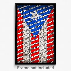 Playa Fortuna Puerto Rico Poster (PR City Souvenir 11x17 Town Print)