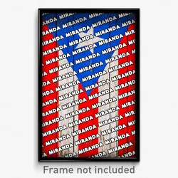 Miranda Puerto Rico Poster (PR City Souvenir 11x17 Town Print)