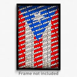 Magas Arriba Puerto Rico Poster (PR City Souvenir 11x17 Town Print)
