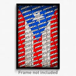 Juncal Puerto Rico Poster (PR City Souvenir 11x17 Town Print)