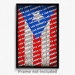 Las Ochenta Puerto Rico Poster (PR City Souvenir 11x17 Town Print)