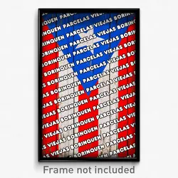 Parcelas Viejas Borinquen Puerto Rico Poster (PR City Souvenir 11x17 Town Print)