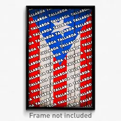 Tallaboa Puerto Rico Poster (PR City Souvenir 11x17 Town Print)