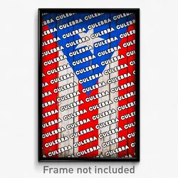 Culebra Puerto Rico Poster (PR City Souvenir 11x17 Town Print)