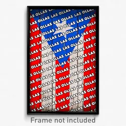 Las Ollas Puerto Rico Poster (PR City Souvenir 11x17 Town Print)