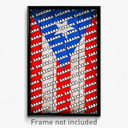 Sabana Puerto Rico Poster (PR City Souvenir 11x17 Town Print)