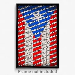 Honduras Puerto Rico Poster (PR City Souvenir 11x17 Town Print)