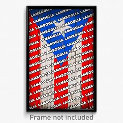 Lamboglia Puerto Rico Poster (PR City Souvenir 11x17 Town Print)
