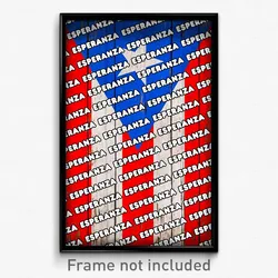 Esperanza Puerto Rico Poster (PR City Souvenir 11x17 Town Print)