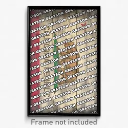 Grayson California Poster (CA City Souvenir 11x17 Town Print)