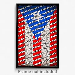 Parcelas Penuelas Puerto Rico Poster (PR City Souvenir 11x17 Town Print)